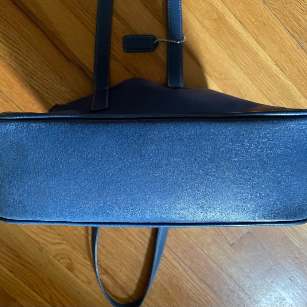 ***Sale***Coach Slate Blue Bag No L29-7776 With Matching Wallet Org $128 - Picture 6 of 14